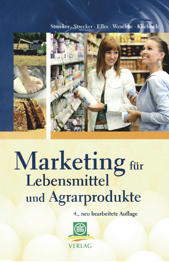 Buchcover Marketing für Lebensmittel und Agrarprodukte