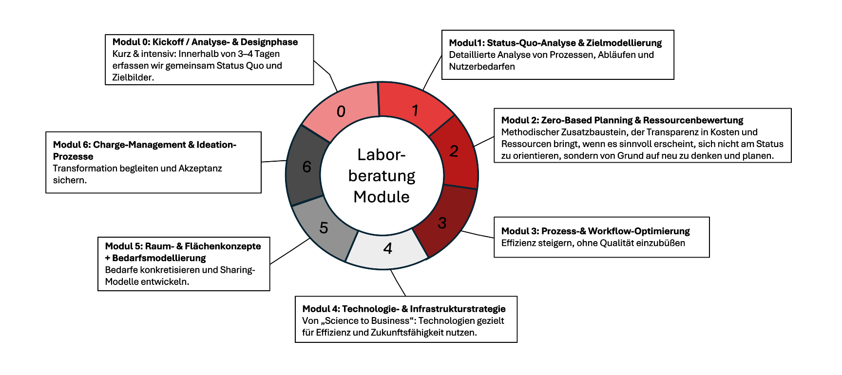Überblick über die Labor-Beratungsmodule